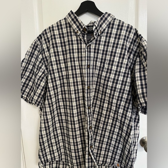 Carhartt Other - Men's 2XL Carhartt Button Down Shirt short sleeve plaid